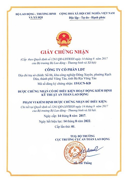 Kiểm định nồi hơi, nồi đun nước nóng Vũng Tàu