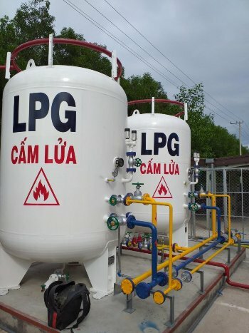 Kiểm định an toàn chai chứa LPG bằng thép Kiểm định an toàn chai chứa LPG bằng thép