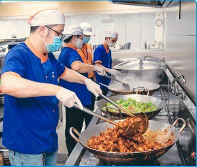Huấn luyện trong nấu, chế biến suất ăn công nghiệp Huấn luyện trong nấu, chế biến suất ăn công nghiệp
