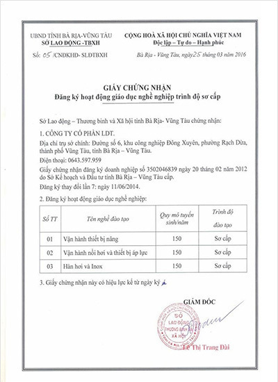 GCN đào tạo nghề lái xe nâng GCN đào tạo nghề lái xe nâng